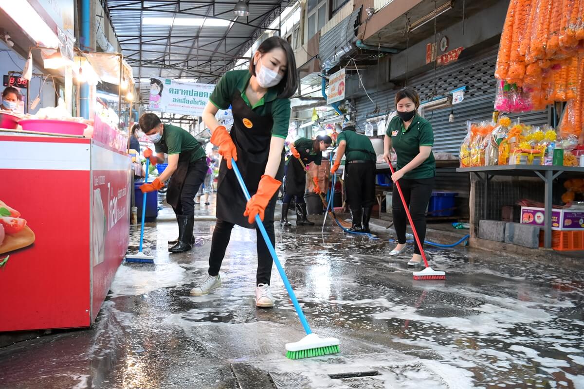 ซีพี เฟชรมาร์ท ผนึกกำลัง ทรู-ชุมชนทั่วไทย “Big Cleaning Day” ตลาดสดปลอดภัย ไร้โควิด-19